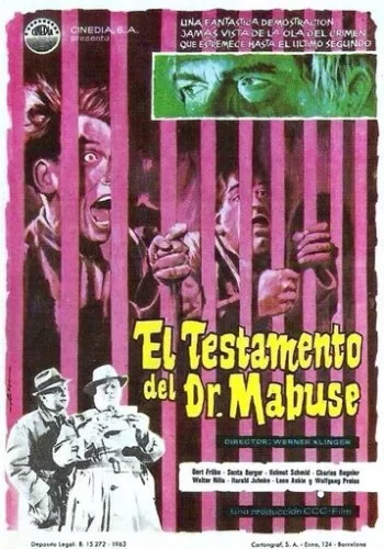 Завещание доктора Мабузе 1962 смотреть онлайн фильм